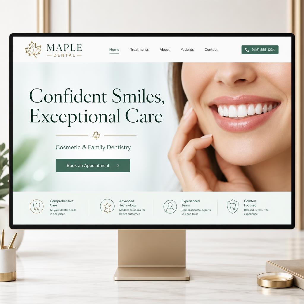 Maple Dental concept design