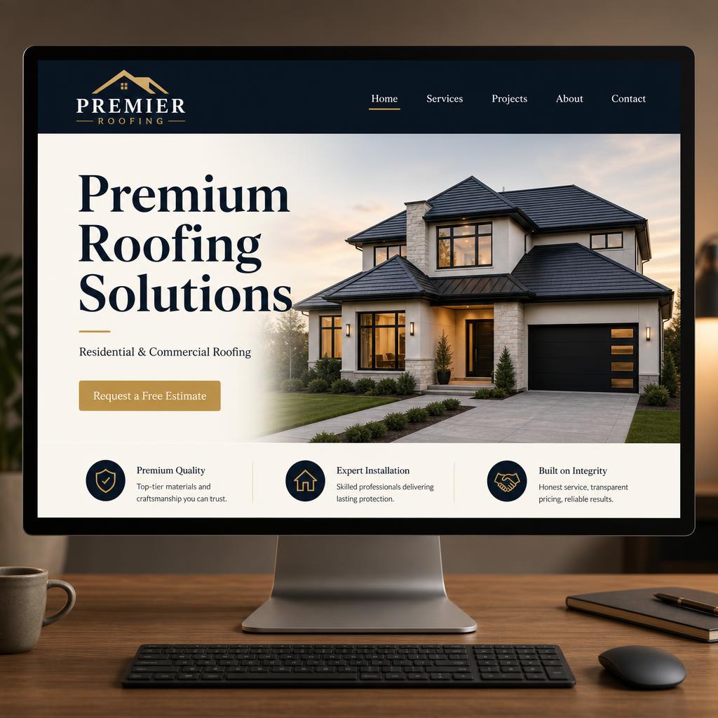 Premier Roofing concept design